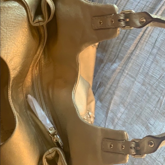 Authentic Kate Spade gold braided tote - Picture 5 of 5